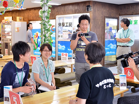 とっと取材風景